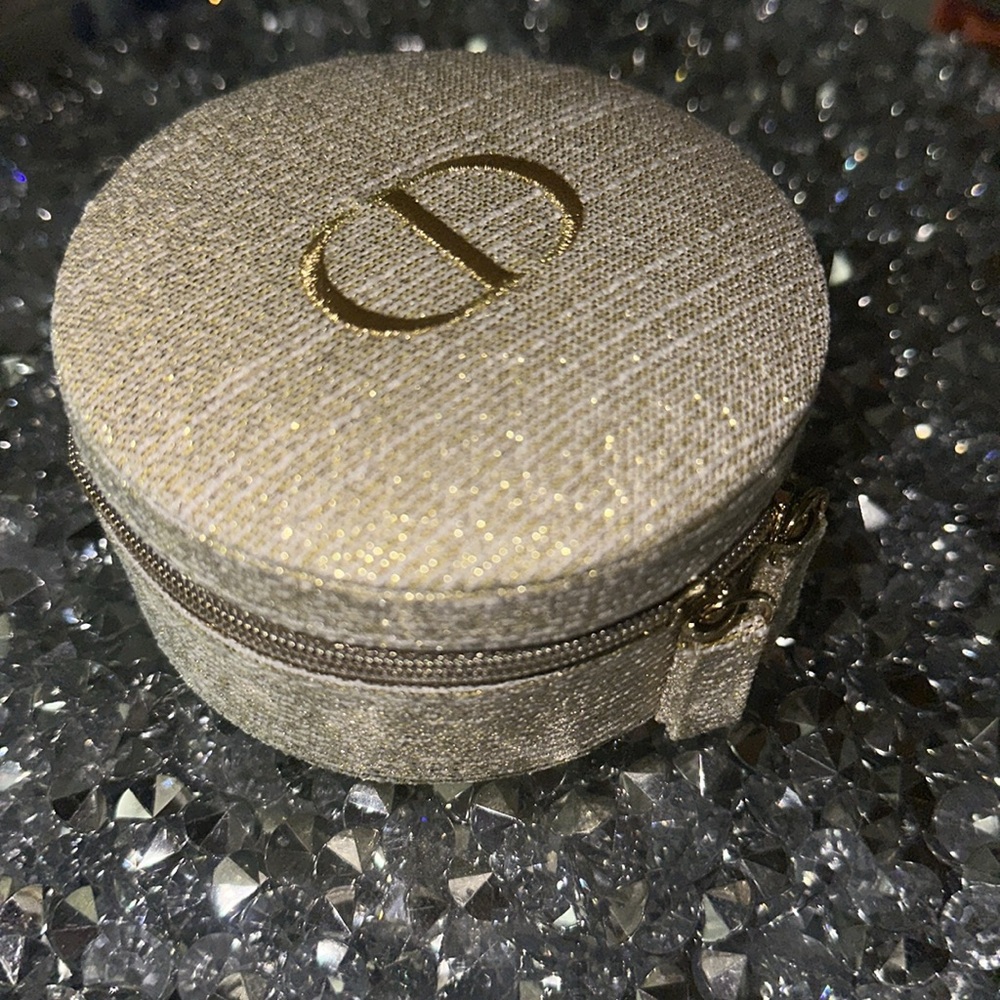 COPY - Dior Gold Jewelry/Cosmetic Case - Picture 3 of 6